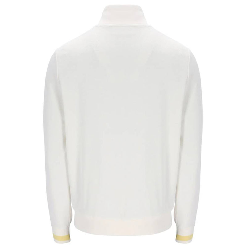 Fila Vintage Dante Printed Stripe Track Top Gardenia