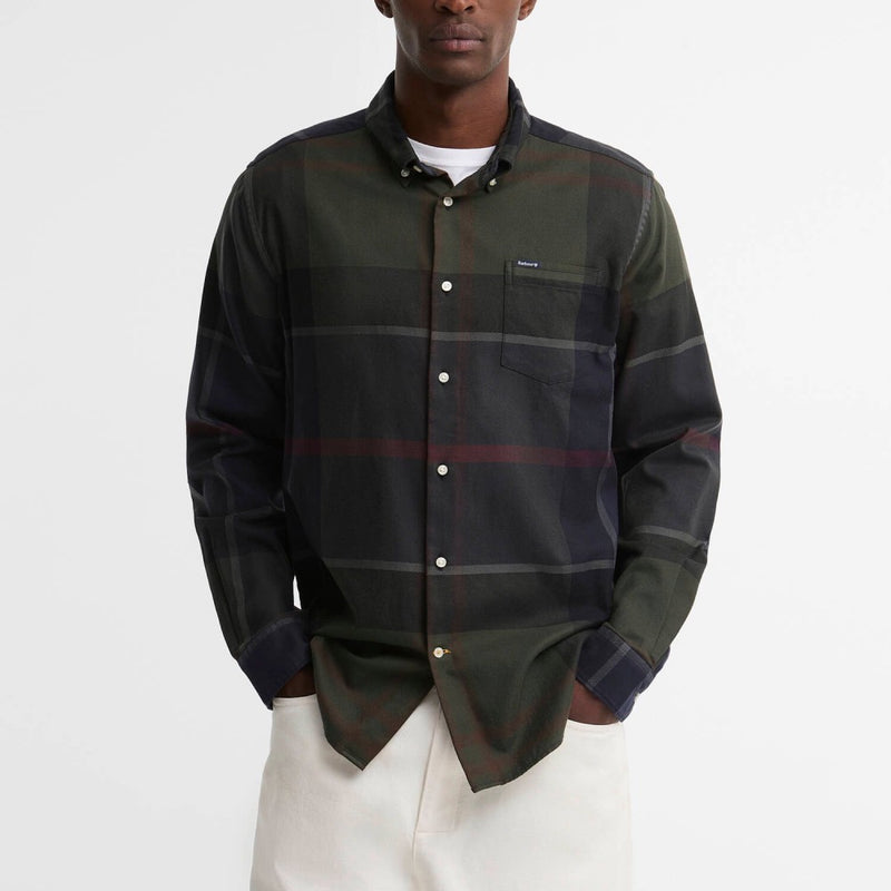 Barbour Dunoon Tartan Tailored Shirt Shadow Classic Tartan
