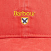 Barbour Tartan Crest Sports Cap Red
