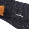 Barbour Houghton Sock Charcoal and Ochre
