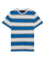 Lyle & Scott Broad Stripe Tee Spring Blue and White