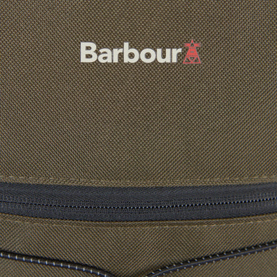 Barbour Arwin Canvas Explorer Backpack Olive and Black