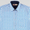 Mish Mash Jeans Lapwing Printed Blue Short Sleeve Shirt