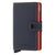 Secrid Miniwallet Matte Nightblue Orange Leather Wallet