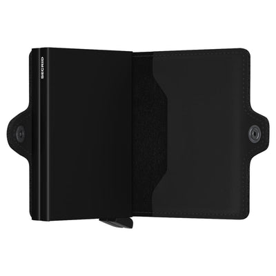 Secrid Twinwallet Matte Black Leather Wallet