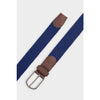 Ibex England Repreve Woven Stretch Belt Made from Recycled Plastic Bottles Navy