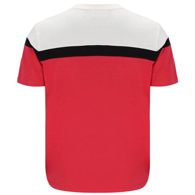 Fila Aiden Cut and Sew T-Shirt Fila Red
