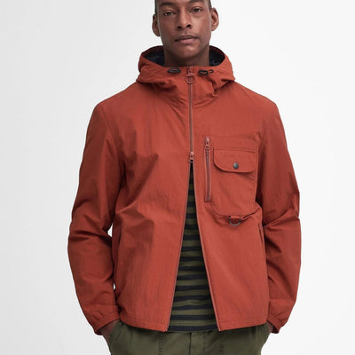 Barbour Angler Showerproof Jacket Dark Ginger