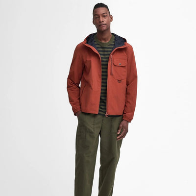 Barbour Angler Showerproof Jacket Dark Ginger