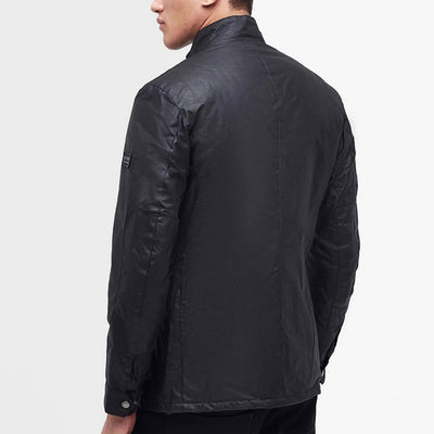 Barbour International Duke Waxed Jacket Black