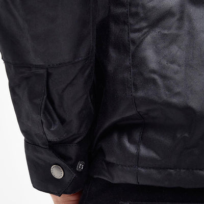 Barbour International Duke Waxed Jacket Black