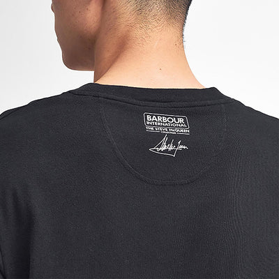 Barbour International Steve McQueen Firebird Photographic T-Shirt Black