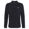 Barbour International Essential Long Sleeve Polo Shirt Black
