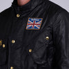 Barbour International Union Jack Wax Jacket Black