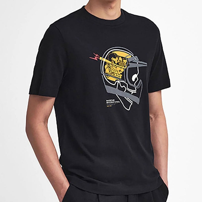 Barbour International Vallis Graphic T-Shirt Black