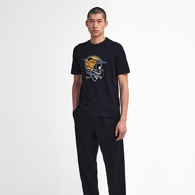 Barbour International Vallis Graphic T-Shirt Black