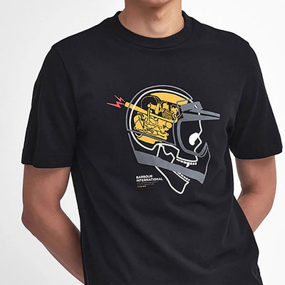 Barbour International Vallis Graphic T-Shirt Black
