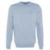 Barbour Pima Cotton Crew Neck Jumper Mineral Blue