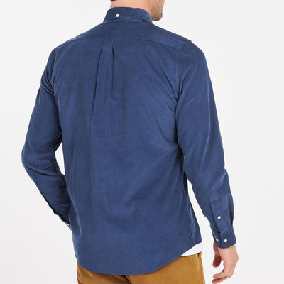 Barbour Ramsey Tailored Cord Shirt Dark Denim