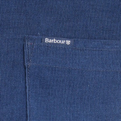 Barbour Ramsey Tailored Cord Shirt Dark Denim