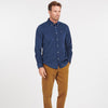 Barbour Ramsey Tailored Cord Shirt Dark Denim