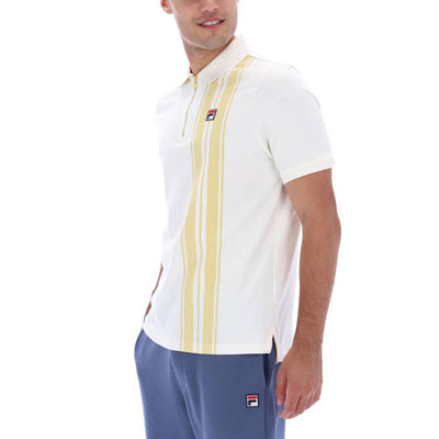 Fila Dario Zipped Polo Gardenia