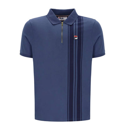 Fila Dario Zipped Polo Vintage Indigo