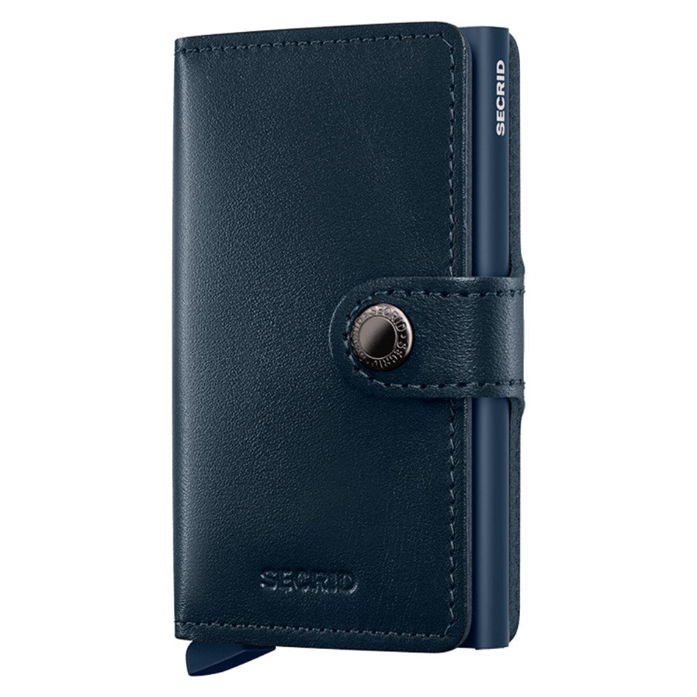 Secrid Miniwallet Original Navy / Navy Leather Wallet