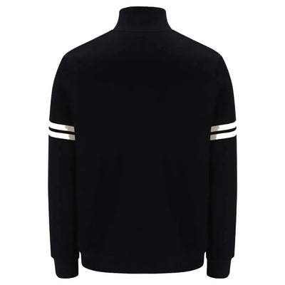 Sergio Tacchini Orion 1/4 Zip Sweat Top Black / Peyote