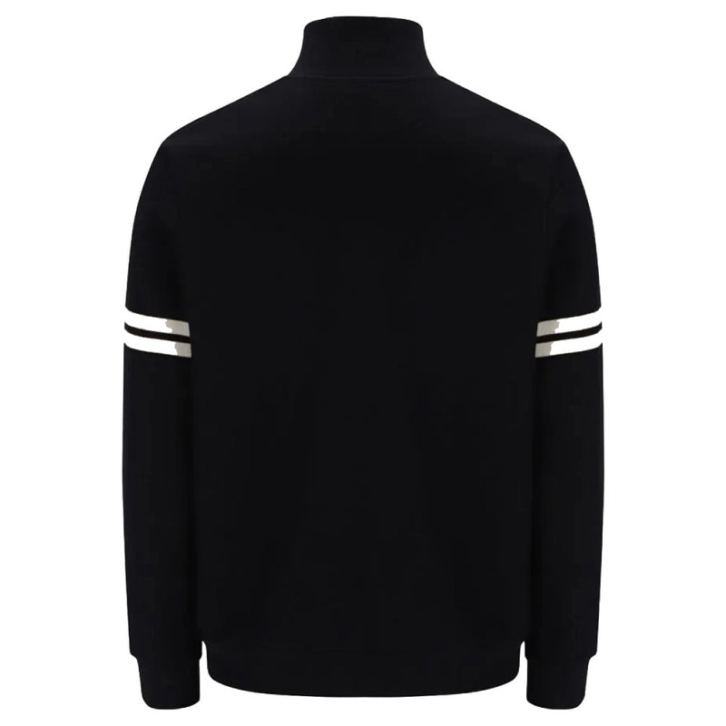 Sergio Tacchini Orion 1/4 Zip Sweat Top Black / Peyote
