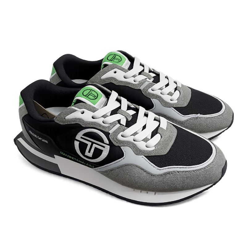 Sergio Tacchini Udine Trainers Black Turbulance / Vibrant Green