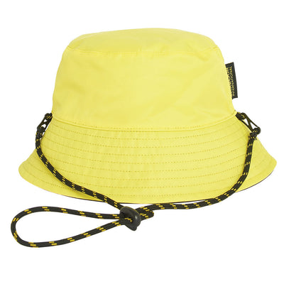 Barbour International Ripley Reversible Bucket Hat Black and Yellow