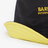 Barbour International Ripley Reversible Bucket Hat Black and Yellow