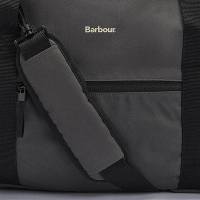 Barbour Arwin Duffle Bag Charcoal / Ginger