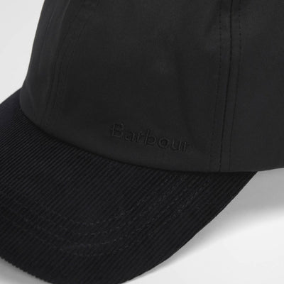 Barbour Mens Ashby Cap Black