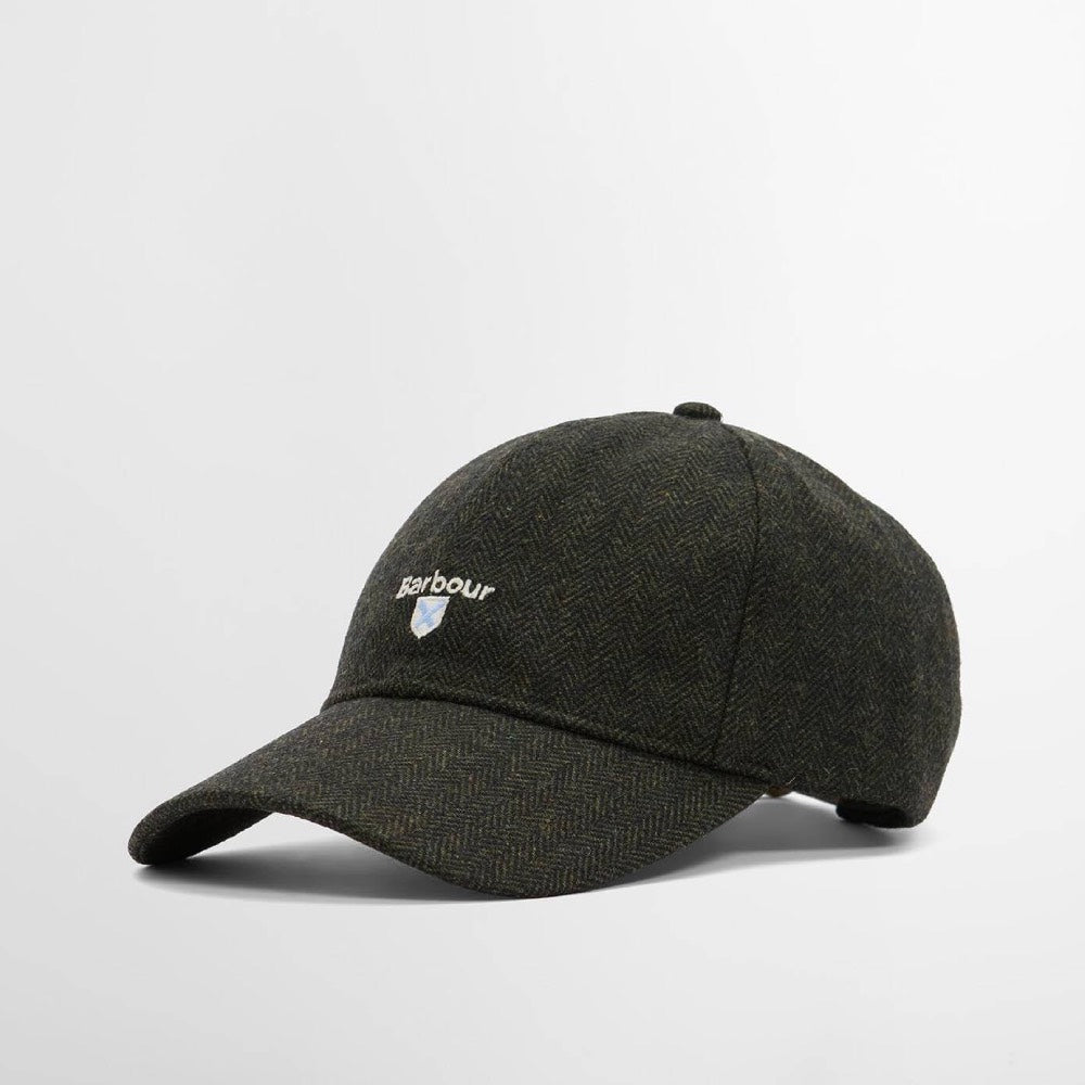 Barbour Barlow Tweed Cap Olive
