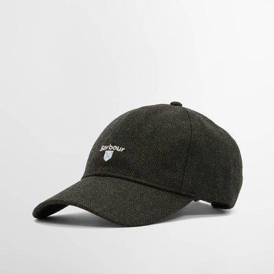 Barbour Barlow Tweed Cap Olive