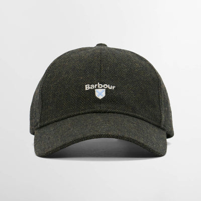 Barbour Barlow Tweed Cap Olive