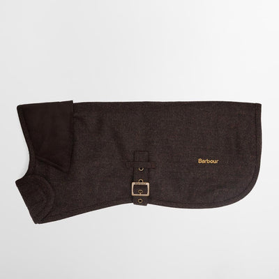 Barbour Barlow Tweed Dog Coat Brown