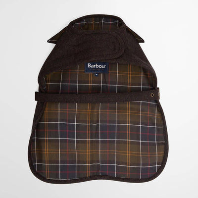Barbour Barlow Tweed Dog Coat Brown