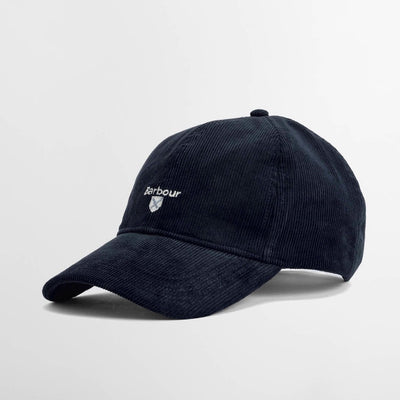 Barbour Bayfield Cord Cap Navy