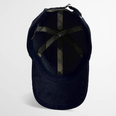 Barbour Bayfield Cord Cap Navy