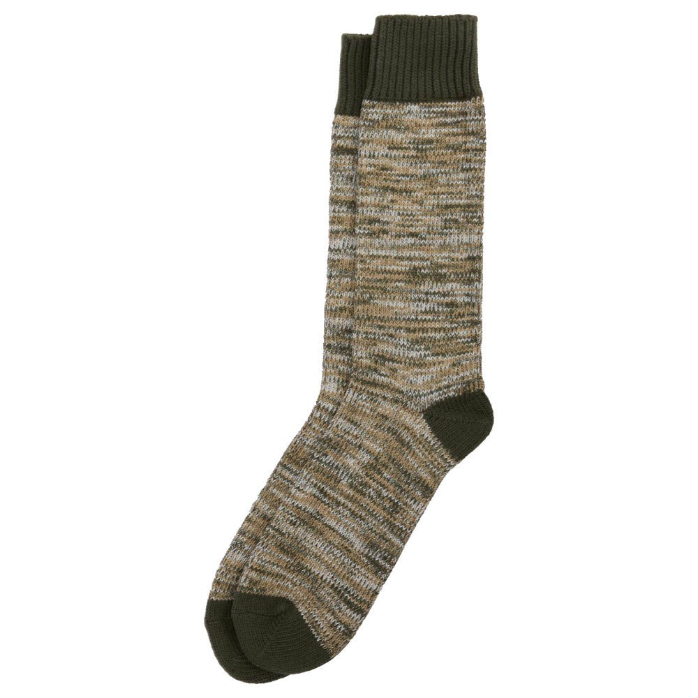 Barbour Bedrock Boot Socks Olive Mix