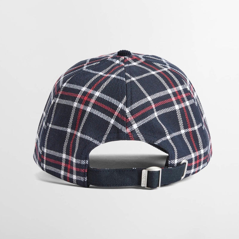 Barbour Benson Cap Navy / Red Check