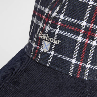 Barbour Benson Cap Navy / Red Check