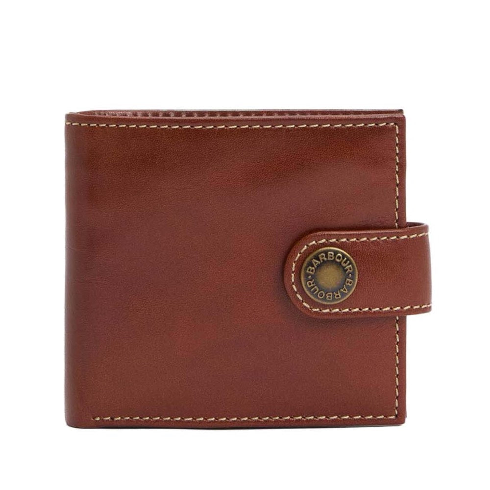 Barbour Bolam Leather Wallet Heritage Brown
