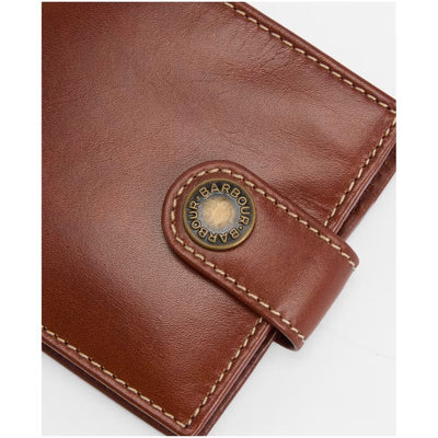 Barbour Bolam Leather Wallet Heritage Brown