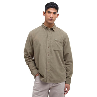 Barbour Bramside Relaxed Cord Shirt Olive