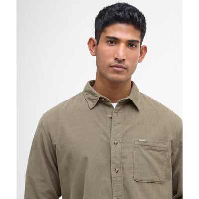 Barbour Bramside Relaxed Cord Shirt Olive