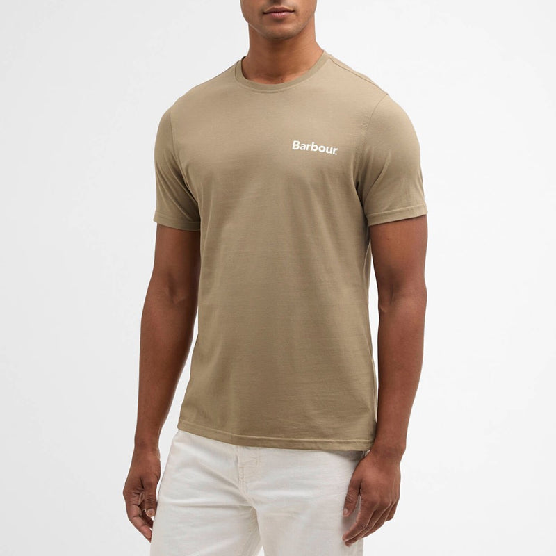 Barbour Camber Graphic T-Shirt Grey Olive